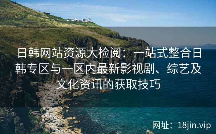 日韩网站资源大检阅：一站式整合日韩专区与一区内最新影视剧、综艺及文化资讯的获取技巧