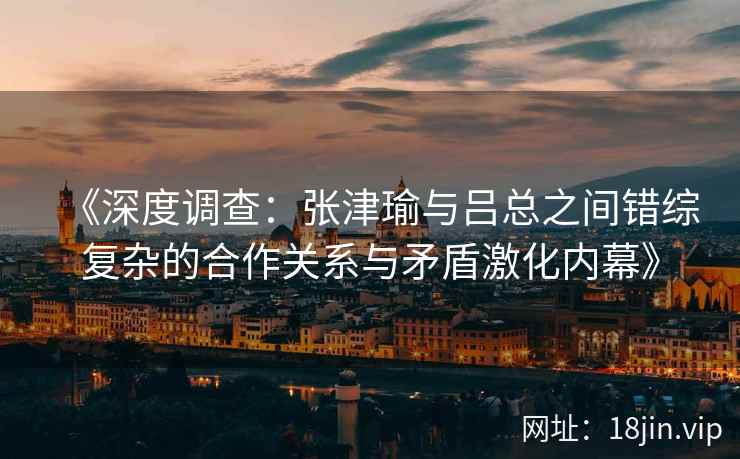 《深度调查：张津瑜与吕总之间错综复杂的合作关系与矛盾激化内幕》